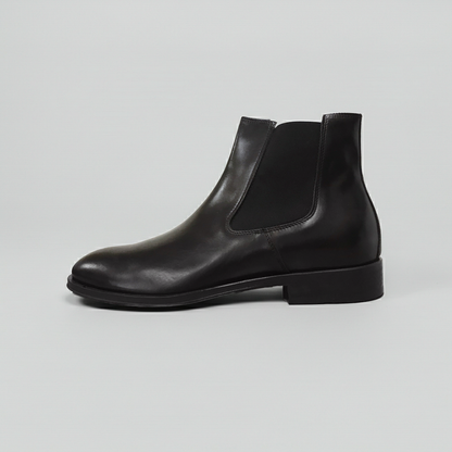 Stivaletto Chelsea NeroGiardini A909402 Vera Pelle, Nero