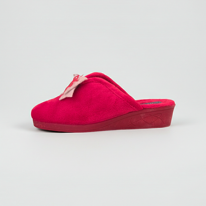 Cinzia Soft IEA83022 Ciabatte Pantofole Donna, Rosso con Fiocco