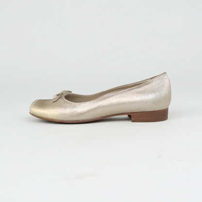 Ballerine Donna NeroGiardini 860 Vera Pelle Platino