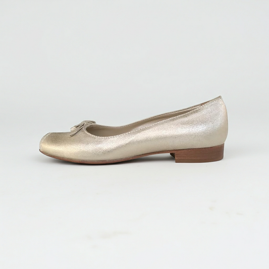 Ballerine Donna NeroGiardini 860 Vera Pelle Platino
