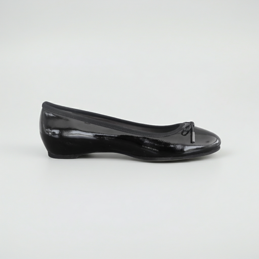 Scarpe Ballerine Donna NeroGiardini A309081D Vera Pelle in Vernice Nero