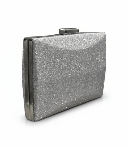 Pochette Glitter Argento