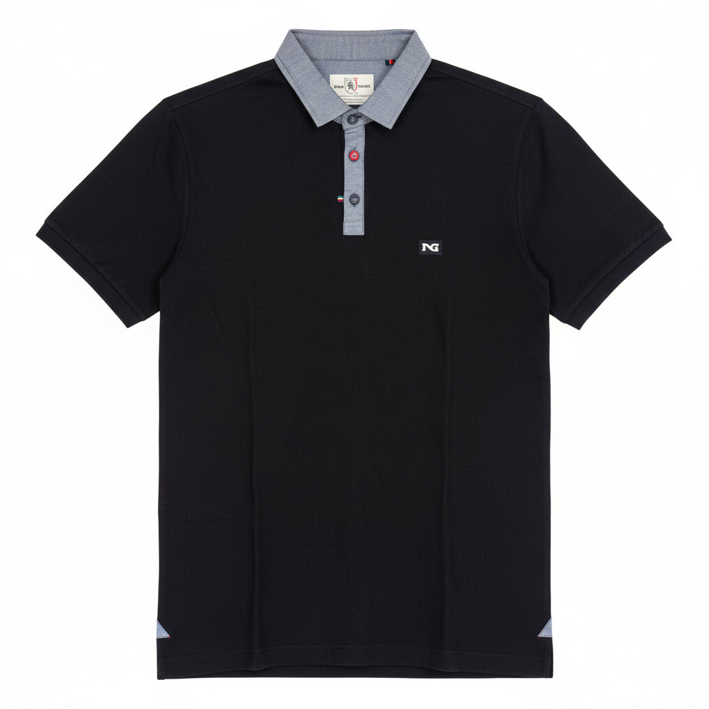 T-shirt Polo Uomo Nero Giardini, Blu, P571904U