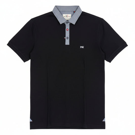 T-shirt Polo Uomo Nero Giardini, Blu, P571904U
