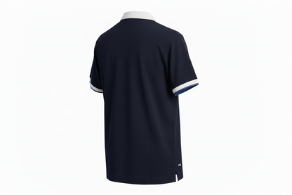 T-Shirt Polo Uomo Nero Giardini, Blu e Bianco, Cotone P471505U