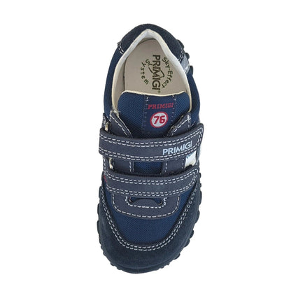 Sneakers Bambino PRIMIGI, Blu, Vera Pelle, Chiusura a Strappo, 48860, 26 IT