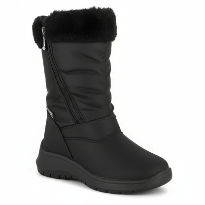 Stivali NIS Air-On Feet, 314735/2, Nero, Piumino e Pelliccia, zip, fondo antiscivolo, Inverno - 36 EU
