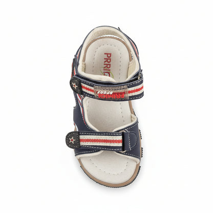 Sandali Bambini Primigi in Vera Pelle – Blu e Rosso Taglie 25/28