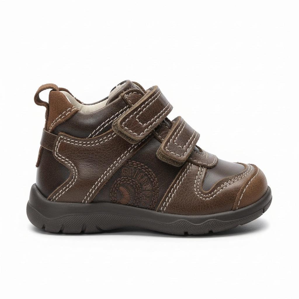 Sneakers Bambini, PRIMIGI,  Testa di Moro, Vera Pelle, 71109