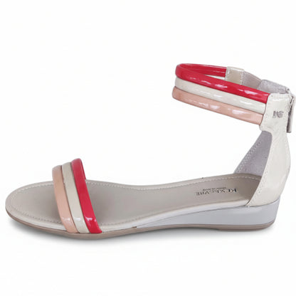 Sandali Donna Nero Giardini Beige, Rosso, Cipria, Vera Pelle, 36 IT
