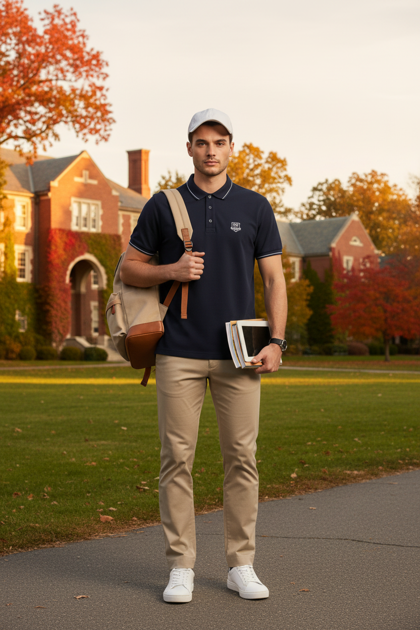 T-Shirt Polo Uomo Nero Giardini, Blu, Taglia 48 IT, P671260U