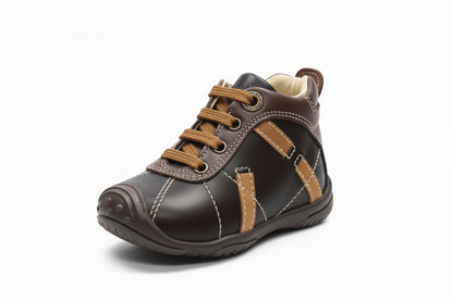Scarpe da bambino, PRIMIGI, Vera Pelle, 70262, Marrone Testa di Moro, 19 EU