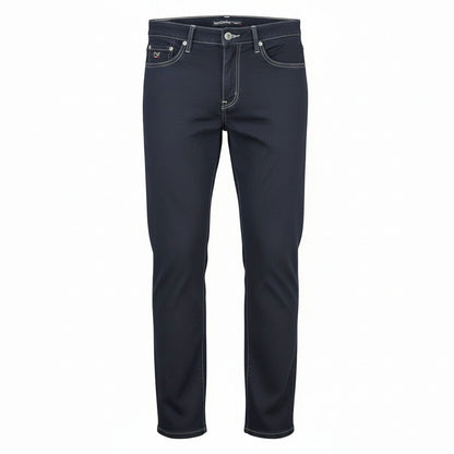 Pantaloni Blu Uomo Nero Giardini, Gabardine, P374402U, 46 IT