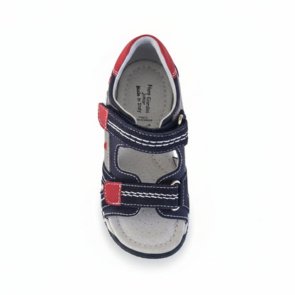 Sandali Bambini Nero Giardini Junior in Vera Pelle – Grigio Blu Rosso Taglia 24