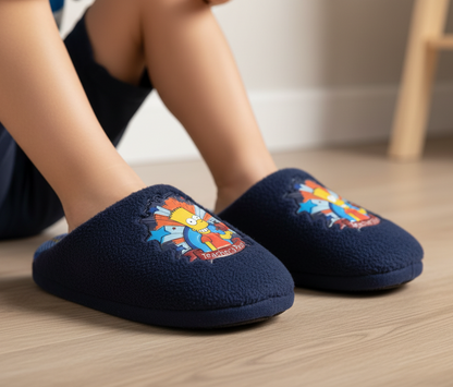Pantofole The Simpson, Bart, De Fonseca, Blu, Velour, Bambino 31/32 EU