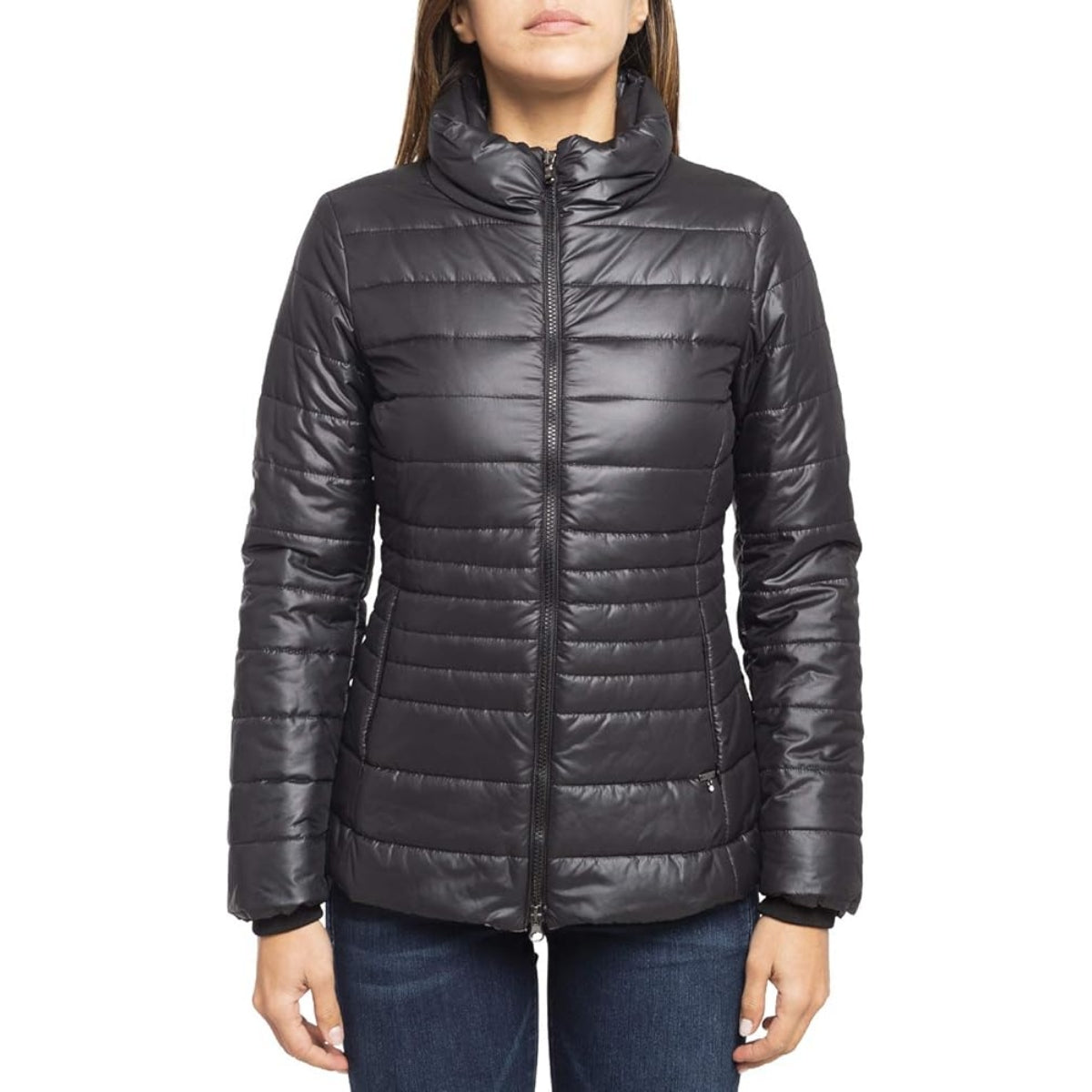 NeroGiardini A568101D Piumino da Donna, Nero
