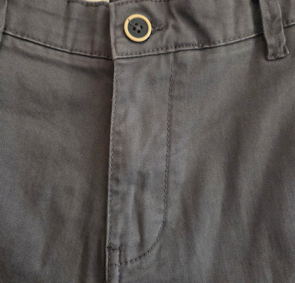 Pantaloni Da Uomo Cargo BE MISTIC, Grigio Piombo, Cotone elasticizzato, Taglia 48 EU