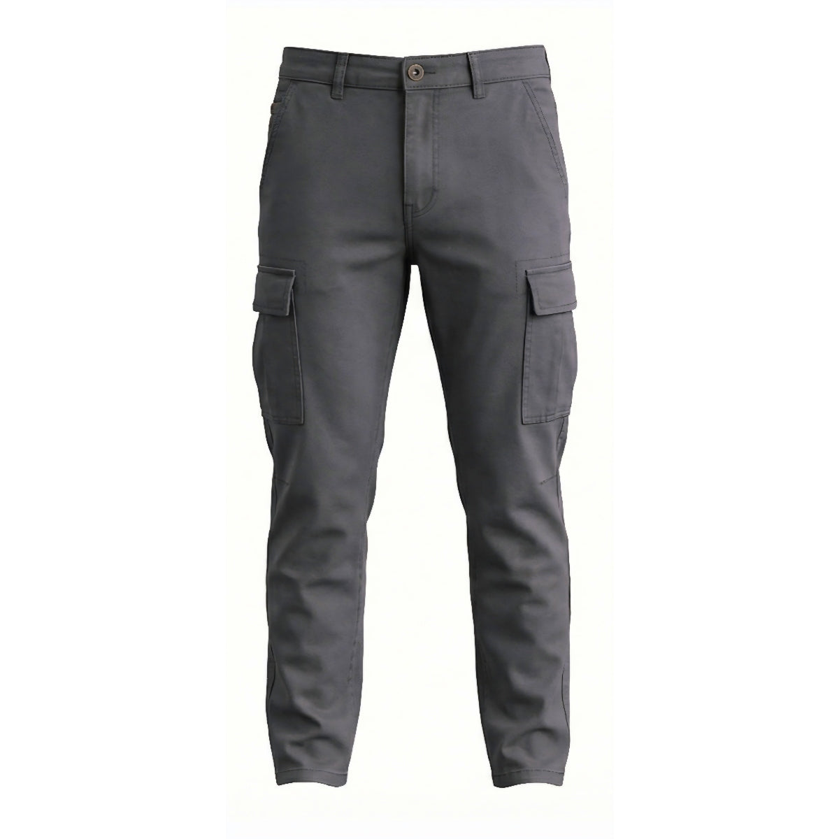 Pantaloni Da Uomo Cargo BE MISTIC, Grigio Piombo, Cotone elasticizzato, Taglia 48 EU