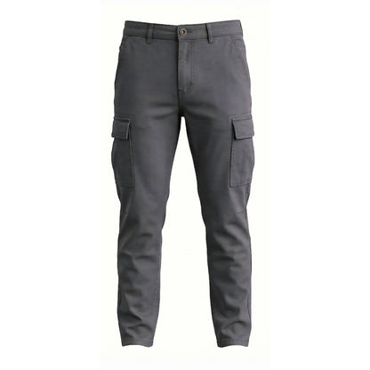 Pantaloni Da Uomo Cargo BE MISTIC, Grigio Piombo, Cotone elasticizzato, Taglia 48 EU