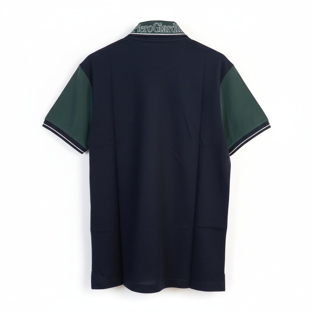 T-shirt Polo Uomo Nero Giardini, Blu e Verde, Taglia 50 IT, P671310U