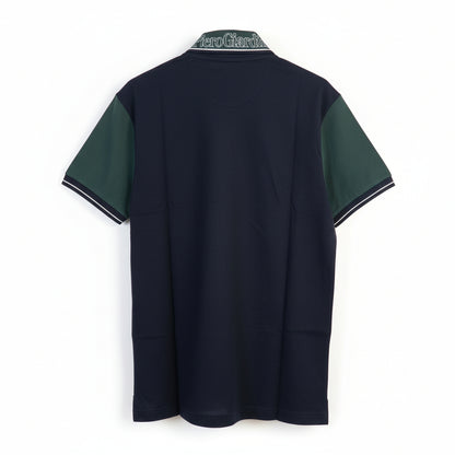 T-shirt Polo Uomo Nero Giardini, Blu e Verde, Taglia 50 IT, P671310U