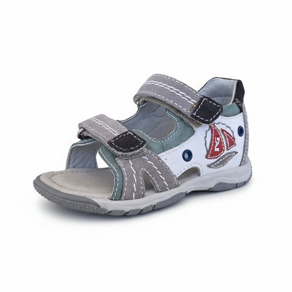 Sandali Bambini Nero Giardini Junior Vera Pelle Grigio Verde Menta Bianco | Taglia 23
