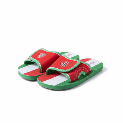 Ciabatte Mare Bambini De Fonseca Fascia Bandiera Italia – Chiusura a Strappo