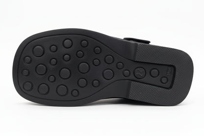 Scarpe da Bambina, Vera Pelle in Vernice, Blu Notte, Safari Kid's