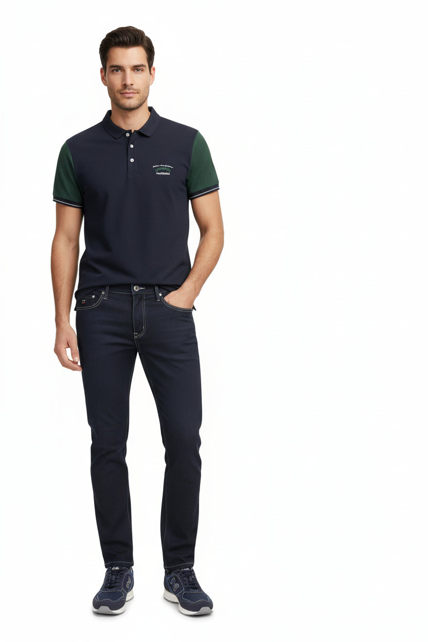 Sneaker Uomo Nero Giardini P301760U in Camoscio – Blu Indios