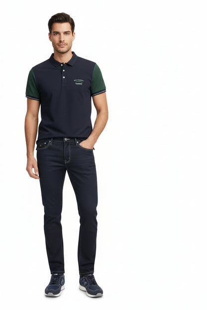 Sneaker Uomo Nero Giardini P301760U in Camoscio – Blu Indios