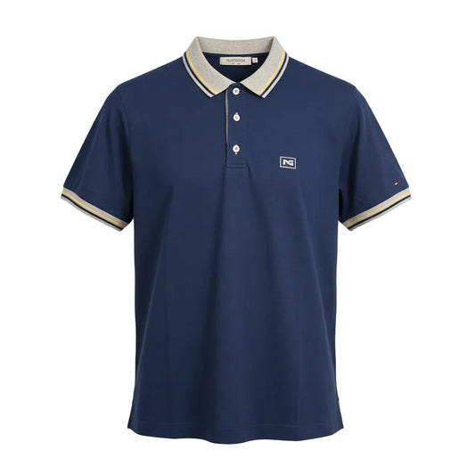 T-Shirt Polo Uomo Nero Giardini, Blu, Cotone, Taglia 50 IT, P571906U