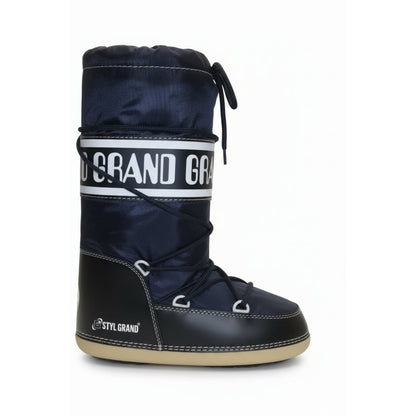 Doposci STYL GRAND BOOT Impermeabili, Caldi e Comodi, Blu Notte
