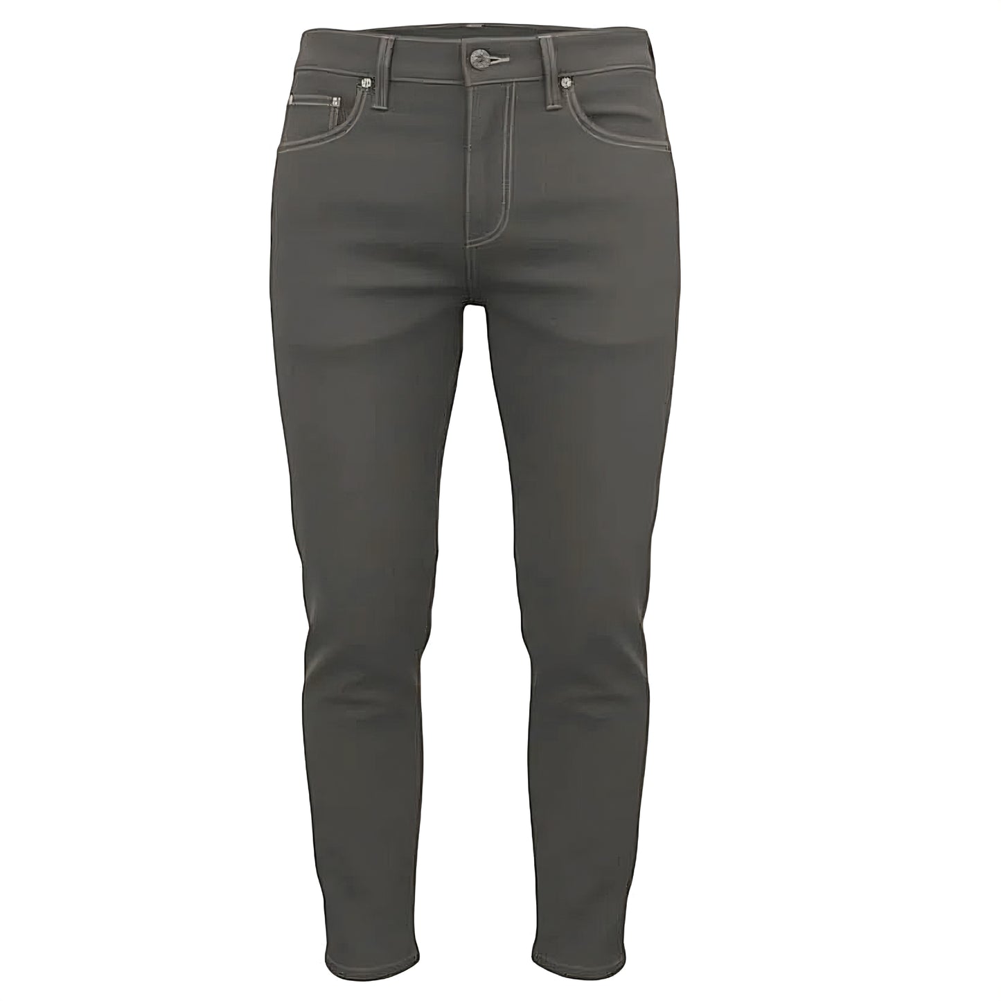 Pantaloni da Uomo Nero Giardini, A574101U, Grigio Piombo, Cotone, Taglia 48 EU