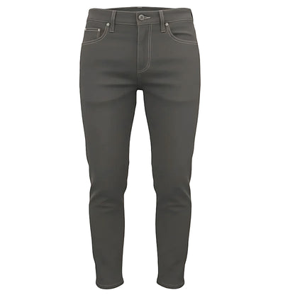 Pantaloni da Uomo Nero Giardini, A574101U, Grigio Piombo, Cotone, Taglia 48 EU