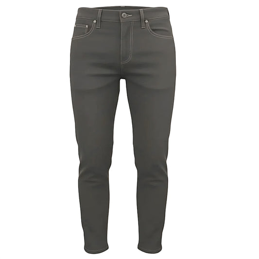 Pantaloni da Uomo Nero Giardini, A574101U, Grigio Piombo, Cotone, Taglia 48 EU