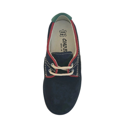 Scarpe Bambini Stile inglese, CiaoBimbi, Vera Pelle, Blu, 28 IT
