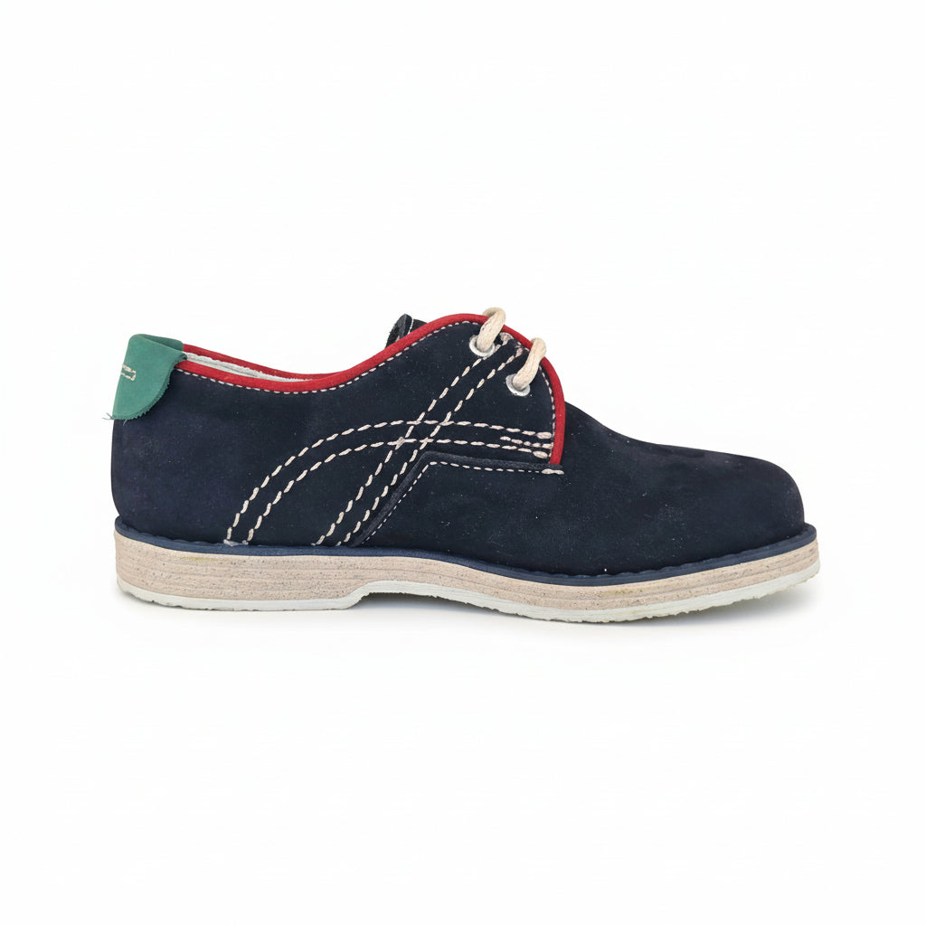 Scarpe Bambini Stile inglese, CiaoBimbi, Vera Pelle, Blu, 28 IT