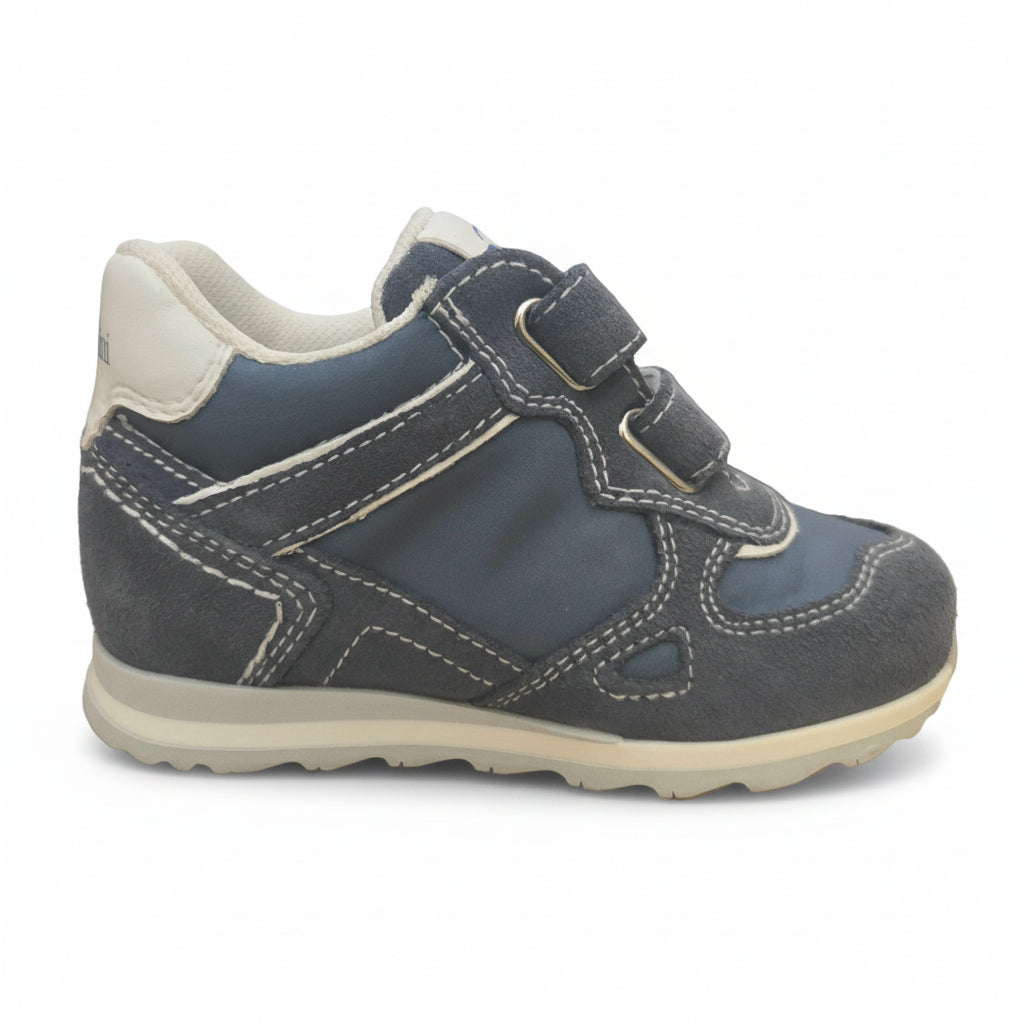 Sneakers da Bambino, Nero Giardini, Azzurro Avio, Vera Pelle