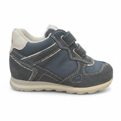 Sneakers da Bambino, Nero Giardini, Azzurro Avio, Vera Pelle