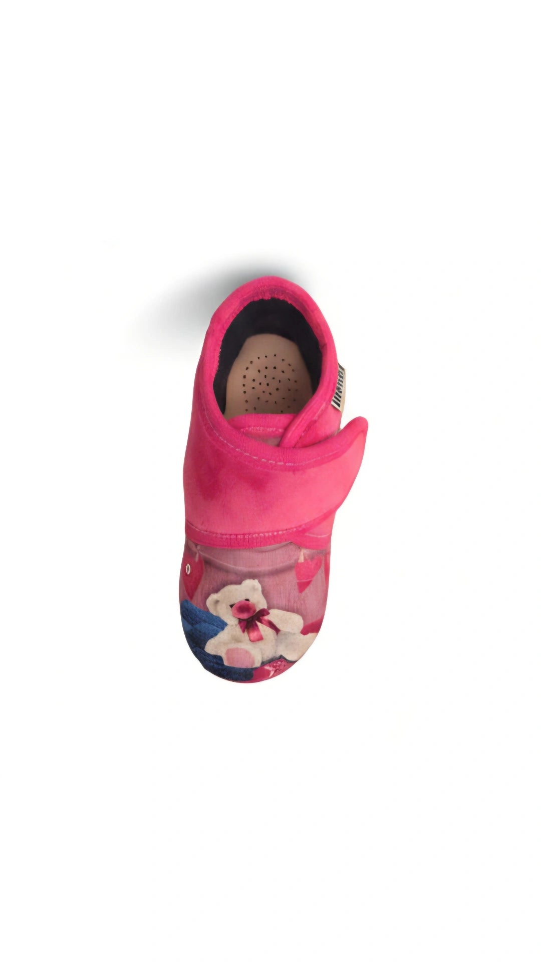 Pantofole Calde Bambina Rosa Emanuela con Orsetto, 25