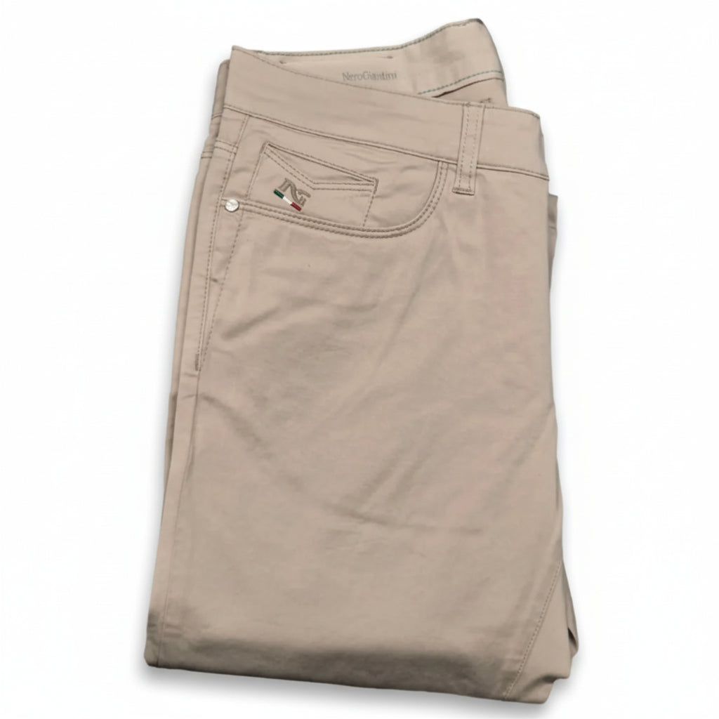 Pantaloni Beige Uomo Nero Giardini, Regolar, P474500U