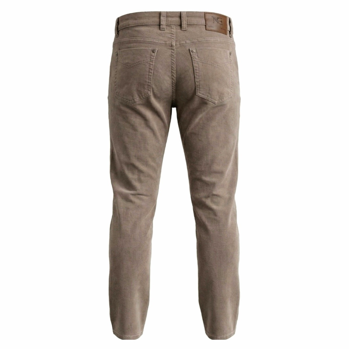 Pantaloni Nero Giardini Uomo A374705U rigatino Beige, Taglia 48 EU