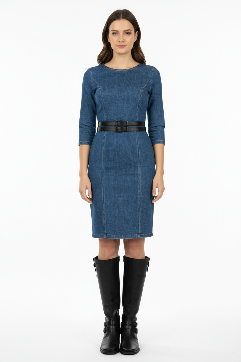 Stivali bassi da Donna NeroGiardini 00520 Vera Pelle, Zip, Fibbie, Nero, Tacco a blocco