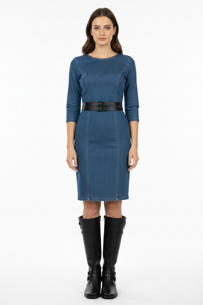 Stivali bassi da Donna NeroGiardini 00520 Vera Pelle, Zip, Fibbie, Nero, Tacco a blocco