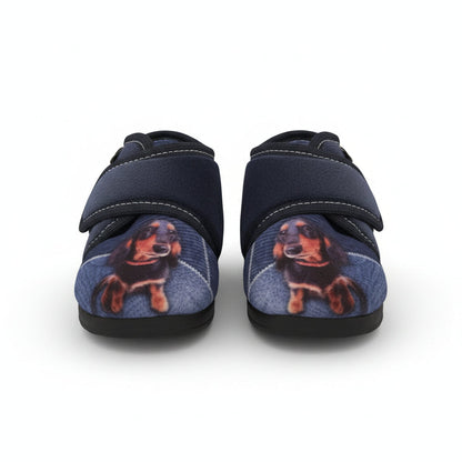 Pantofole Bambini Emanuela, Blu, Plantare Estraibile, 21