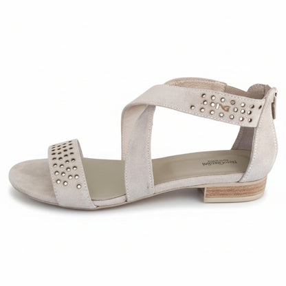 Sandali Donna Nero Giardini, Vera Pelle, Beige, P410911D, 39 IT