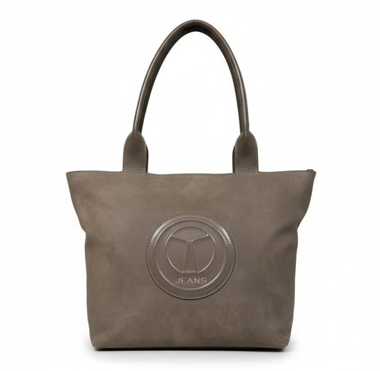 Borsa Scarlatti Tote Bag Fango Pelle Scamosciata Donna