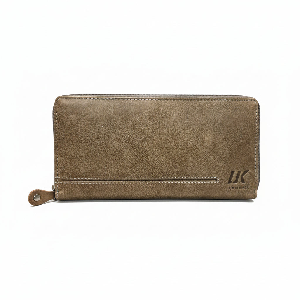 Portafoglio LUMBERJACK Marrone Tortora con scatola