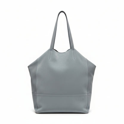 Borsa Nero Giardini Morbida, Vera Pelle di Camoscio, Color Azzurro Denim, P442012D