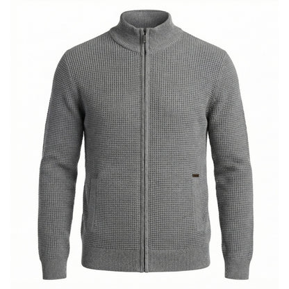 NeroGiardini Maglione con cerniera, Grigio, Lana